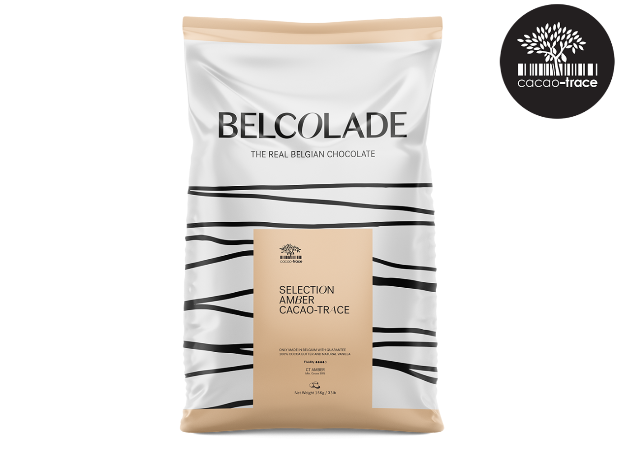 Belcolade selection amber cacao-trace